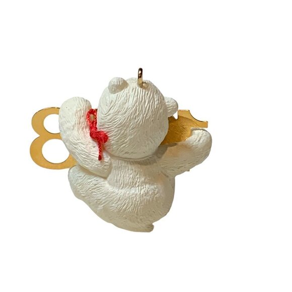 Hallmark Keepsake 1998 Fabulous Decade Series Ornament White Polar Bear 108C - Picture 4 of 6